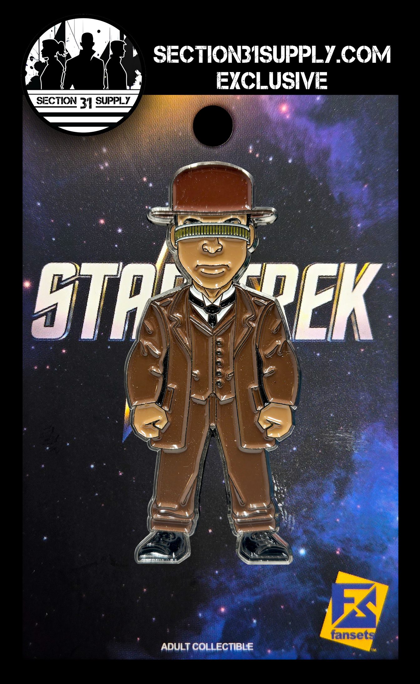 Star Trek: Geordi Watson FanSets pin